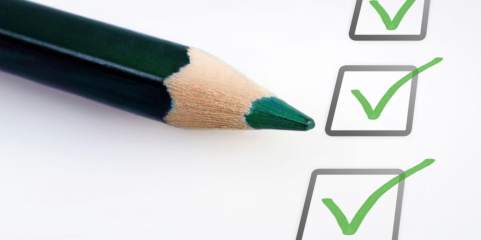 A checklist with tasks checked off.